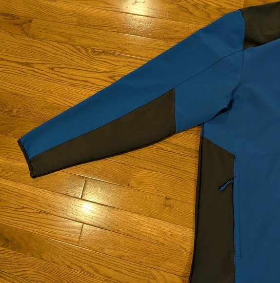 The North Face Men's Blue and Gray Windwall Stretch Jacket Extra-large XL - Picture 3 of 16